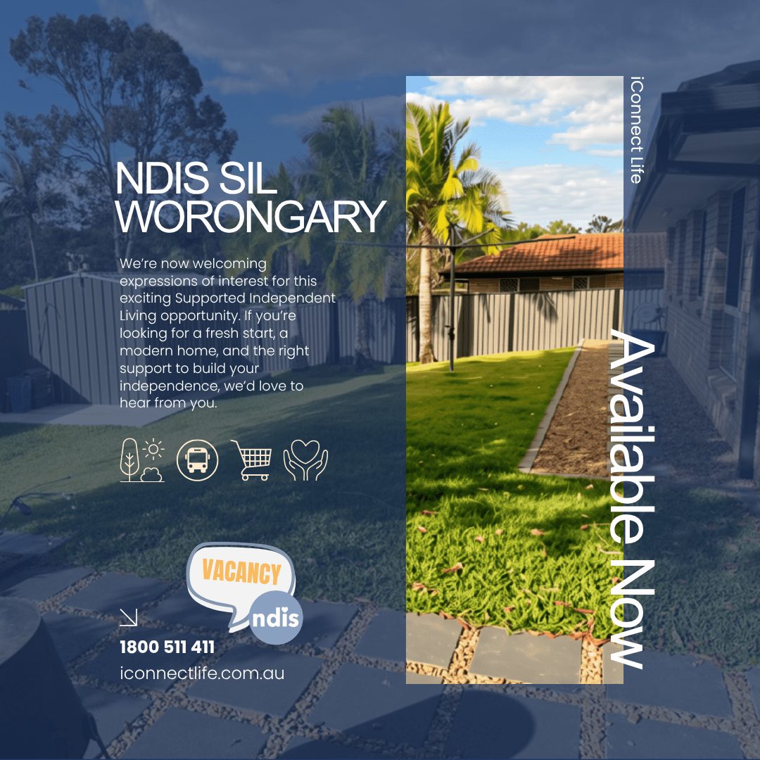 Back garden: NDIS SIL Worongary, available now